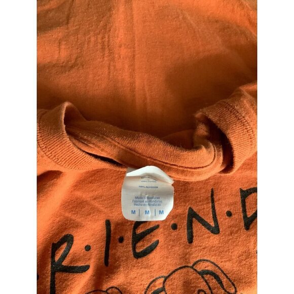 Vintage Friends Don’t Growl At Friends Orange Dog Graphic Short Sleeve Tee M - Picture 4 of 8